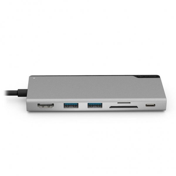 ALOGIC Ultra USB-C Dock UNI - HDMI. USB. SD-kortti 100W PD Avaruusharmaa