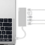 ALOGIC Ultra USB-C -telakointiasema UNI - HDMI. USB. SD-kortti 100W PD Hopea