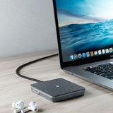 ALOGIC Langaton Laturi Qi-lataus 10W - USB-A–USB-C-kaapelilla Hopea