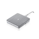 ALOGIC Langaton Laturi Qi-lataus 10W - USB-A–USB-C-kaapelilla Hopea