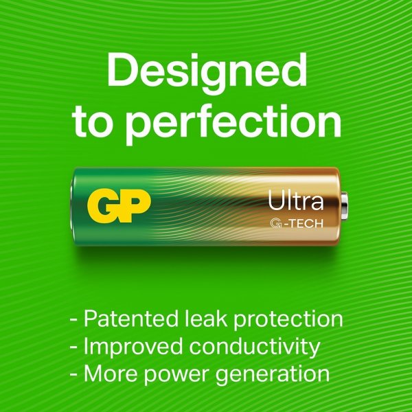 GP Ultra Alkaline 9V-paristo 1604AU/6LF22