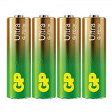 GP Ultra Alkaline AA-paristo 15AU/LR6 4 kpl:n pakkaus