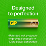 GP Ultra Alkaline AA-paristo 15AU/LR6 4 kpl:n pakkaus