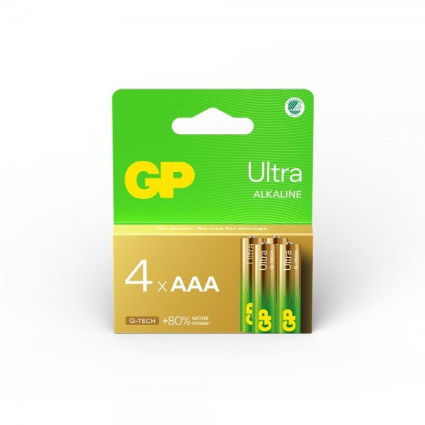 GP Ultra Alkaline AAA-paristo 24AU/LR03 4 kpl