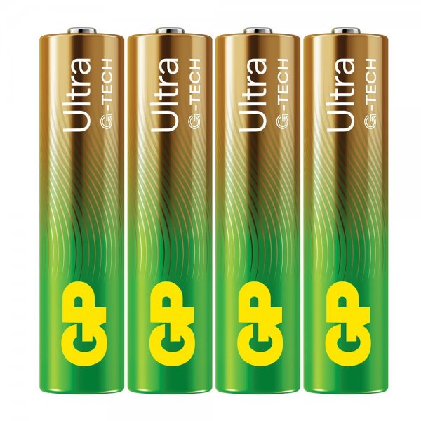 GP Ultra Alkaline AAA-paristo 24AU/LR03 4 kpl