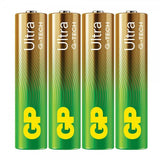 GP Ultra Alkaline AAA-paristo 24AU/LR03 4 kpl