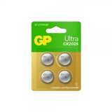 GP Ultra Lithium Nappiparisto CR2025 4 kpl:n pakkaus