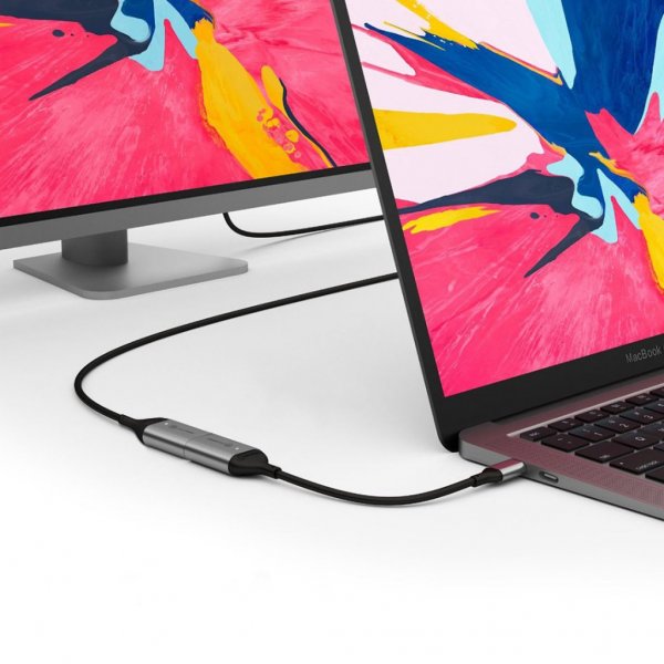 ALOGIC Ultra USB-C uros–DisplayPort naaras -sovitin 4K @60Hz 15cm