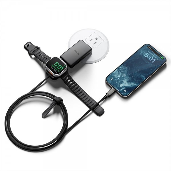 Nomad Universal Cable for Apple Watch 1.5m Carbide