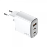 Celly 65 W GaN -seinälaturi, 2 x USB-C & USB-A