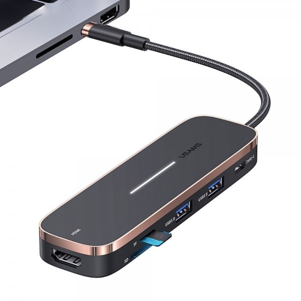 USAMS US-SJ575 USB-C-keskitin