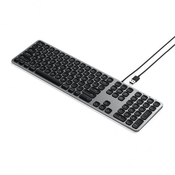 Satechi-näppäimistö langallisella USB-liitännällä, pohjoismainen asettelu, Space Gray