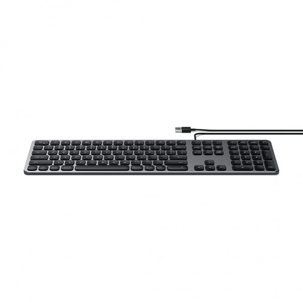 Satechi-näppäimistö langallisella USB-liitännällä, pohjoismainen asettelu, Space Gray