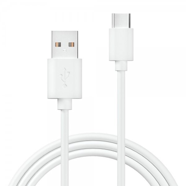 X2O USB-A–USB-C-kaapeli Basic 60 W 0,5 m valkoinen