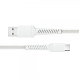 X2O USB-A–USB-C-kaapeli Longlife 60W 0,5 m valkoinen