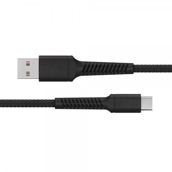 X2O USB-A–USB-C-kaapeli Longlife 60W 3m Musta
