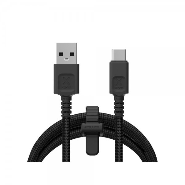 Xtorm USB-A–USB-C-kaapeli Next Gen 60W 3m musta