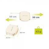 Mobile Origin USB-C -kaapeli 100W sisäänvedettävä kaapelirasia beige