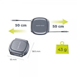 Mobile Origin USB-C -kaapeli 100W sisäänvedettävä kaapelirasia Harmaa