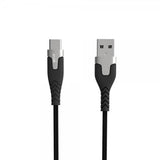 Gear USB-C-kaapeli Kevlar 1,5 metriä Musta