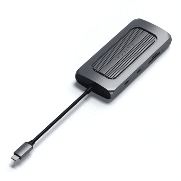 Satechi USB-C Multiport MX -sovitin, harmaa