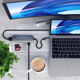 Satechi USB-C Multiport Pro avaruusharmaa