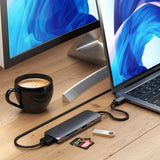 Satechi USB-C Multiport Pro avaruusharmaa