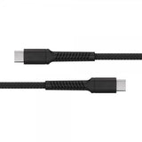 X2O USB-C–USB-C-kaapeli Longlife 100 W 0,5 m musta
