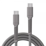 X2O USB-C–USB-C-kaapeli Longlife 100 W 2 m harmaa