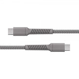 X2O USB-C–USB-C-kaapeli Longlife 100 W 2 m harmaa