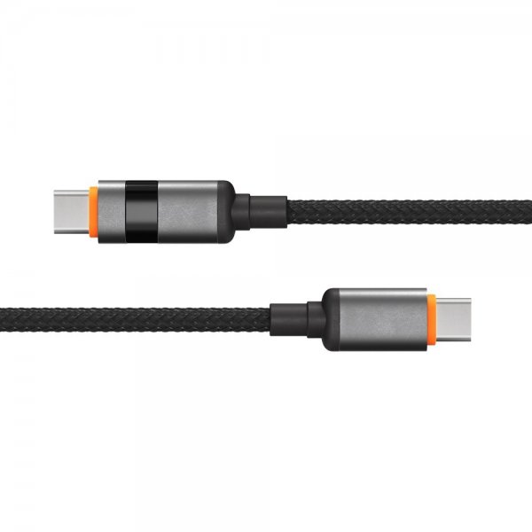 X2O USB-C–USB-C-kaapeli Longlife LED-näyttö 100W 1.5m Musta