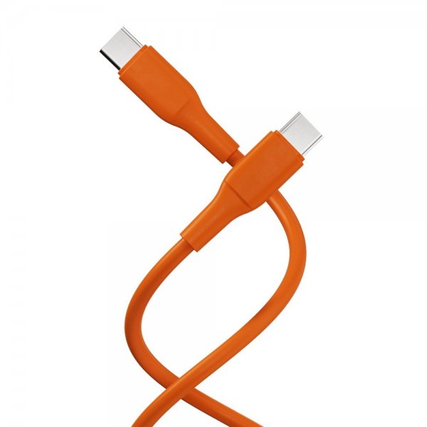 X2O USB-C-USB-C-kaapeli Superflex 60W 1.5m Oranssi