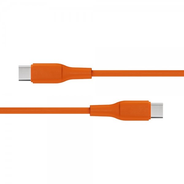X2O USB-C-USB-C-kaapeli Superflex 60W 1.5m Oranssi