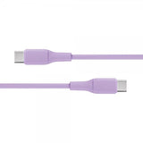X2O USB-C–USB-C-kaapeli Superflex 60W 1.5m, pinkki