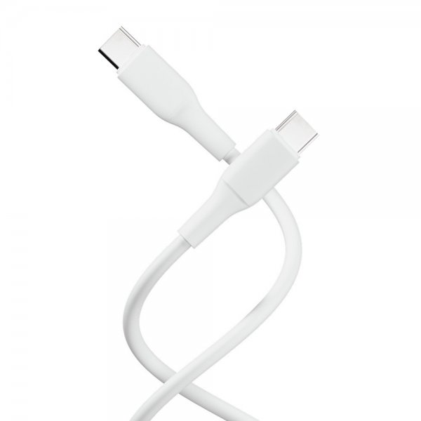X2O USB-C–USB-C-kaapeli Superflex 60W 1.5m, valkoinen