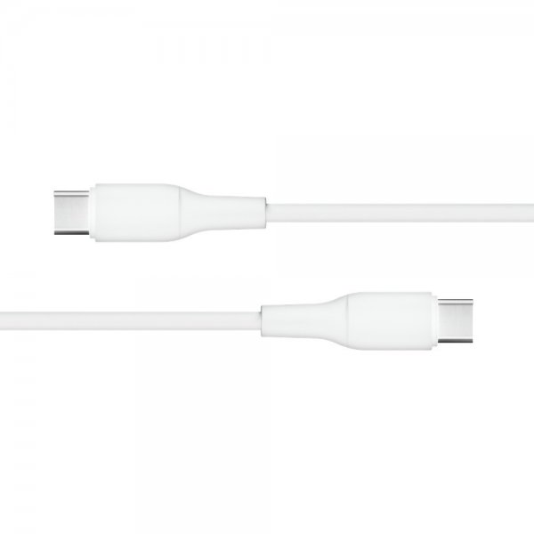 X2O USB-C–USB-C-kaapeli Superflex 60W 1.5m, valkoinen