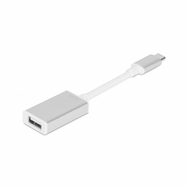 Moshi USB-C–USB-A-adapteri hopea