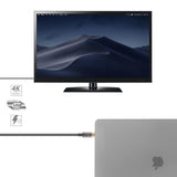 Moshi USB-C-näyttökaapeli (4K/HDR)