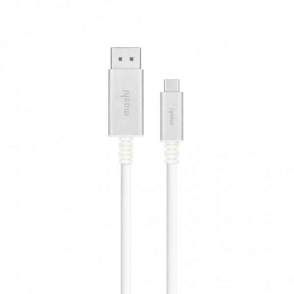 Moshi USB-C–DisplayPort-kaapeli 1,5 m valkoinen