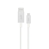 Moshi USB-C–DisplayPort-kaapeli 1,5 m valkoinen