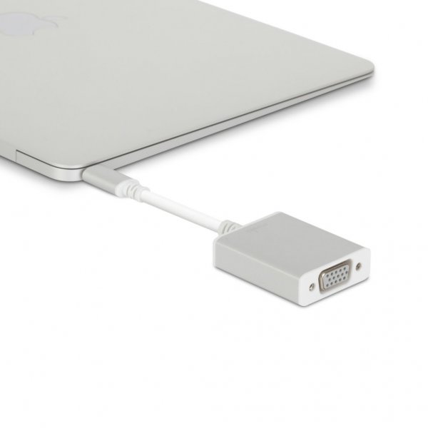 Moshi USB-C–VGA-adapter, hopea