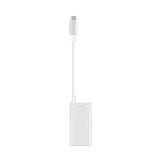 Moshi USB-C–Gigabit Ethernet -sovitin, valkoinen