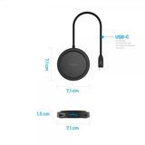 Kiinteä USB-keskitin MagHUB USB-C 7in1