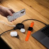 Kiinteä USB-keskitin MagHUB USB-C 7in1