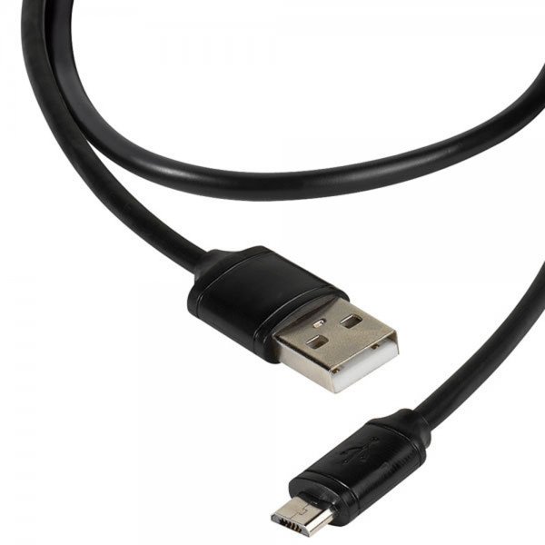 Vivanco USB-Micro-USB-kaapeli 1,2 metriä, musta