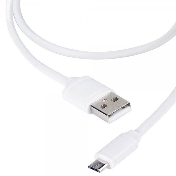 Vivanco USB–Micro-USB-kaapeli 1,2 metriä, valkoinen
