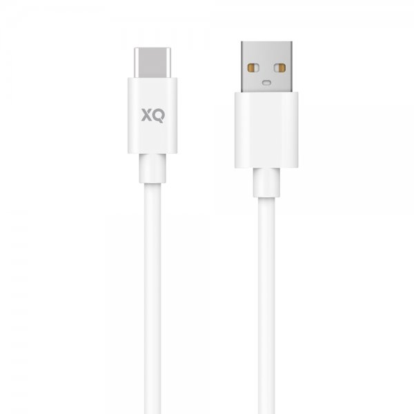 Xqisit USB–Type C -kaapeli, 1,5 m, valkoinen