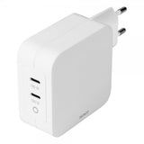 Deltaco Seinälaturi 2xUSB-C PD GaN 100W