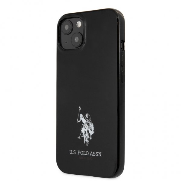 U.S. Polo iPhone 13 Mini -suojakuori logolla, musta