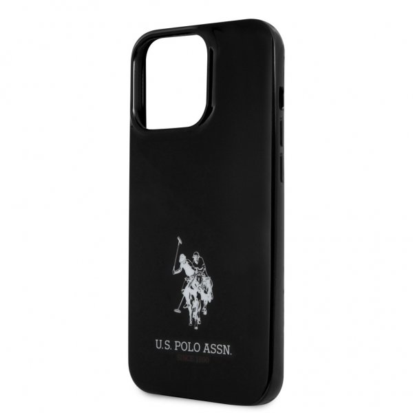 U.S. Polo iPhone 13 Pro Max -kuori logolla, musta